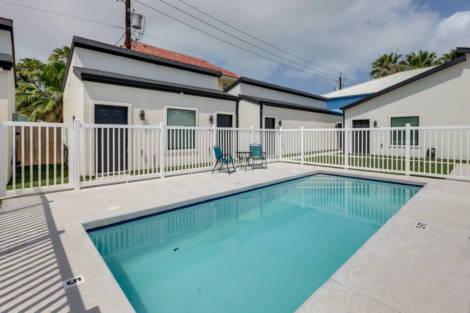 Pool courtyard